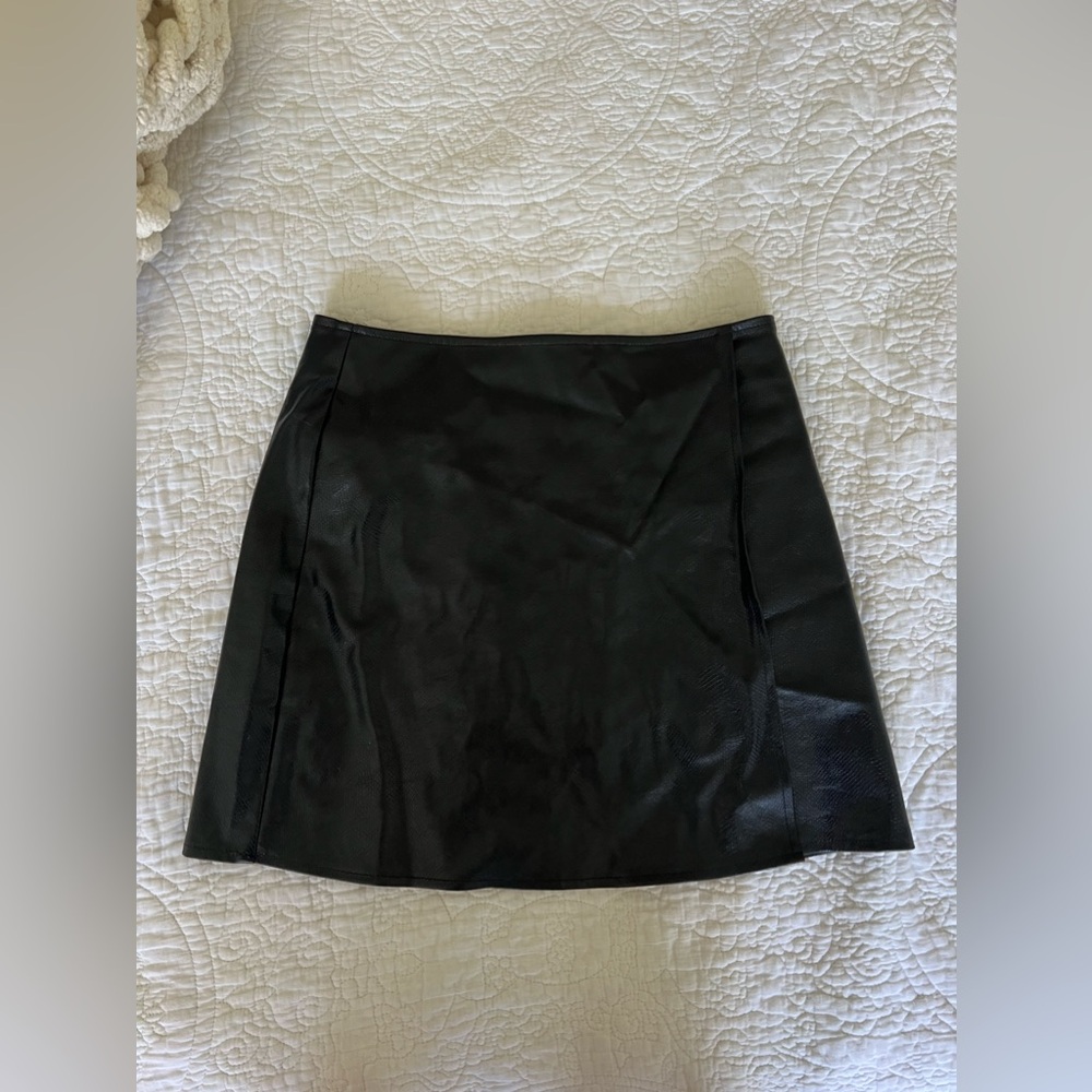 Leather Mini Skirt
